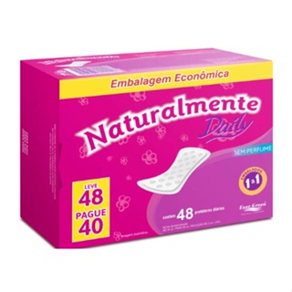 Absorvente Naturalmente Protetor Diário Daily S/Abas em Oferta na Shopee