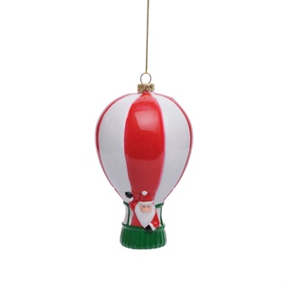 Enfeite de Natal para pendurar - Balão Papai Noel - 13cm - 1 unidade - Cromus - Rizzo em Oferta na Shopee