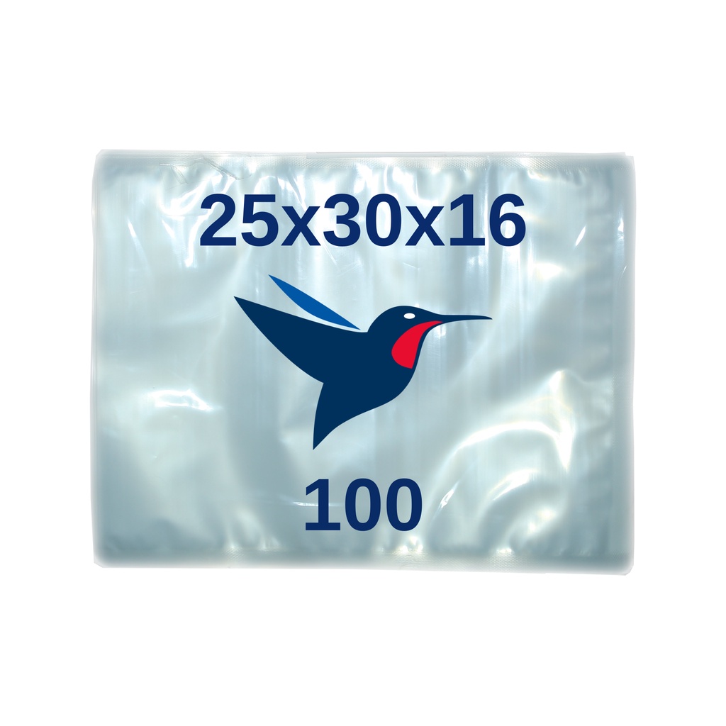 EMBALAGEM A VÁCUO 25X30 16 NP 100 UNIDADES