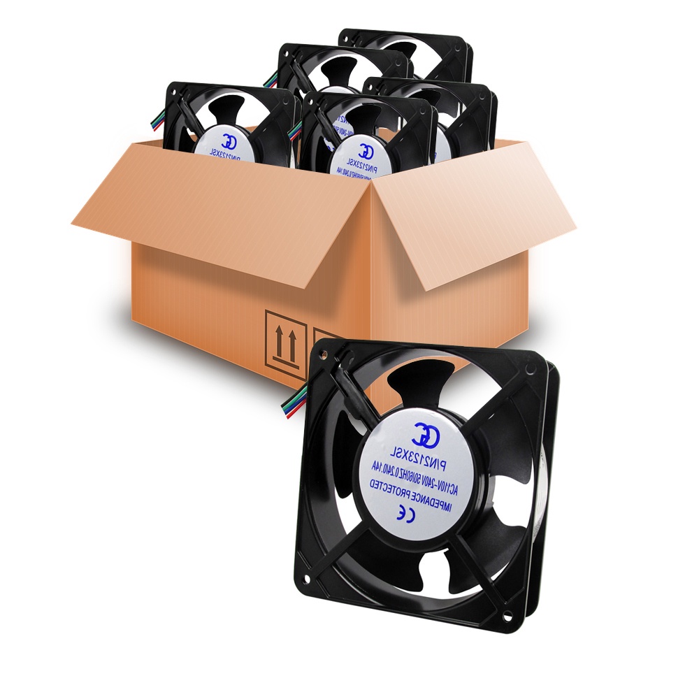 10pcs Ventilador Cooler Ventoinha Metálica 110v 220v Bivolt