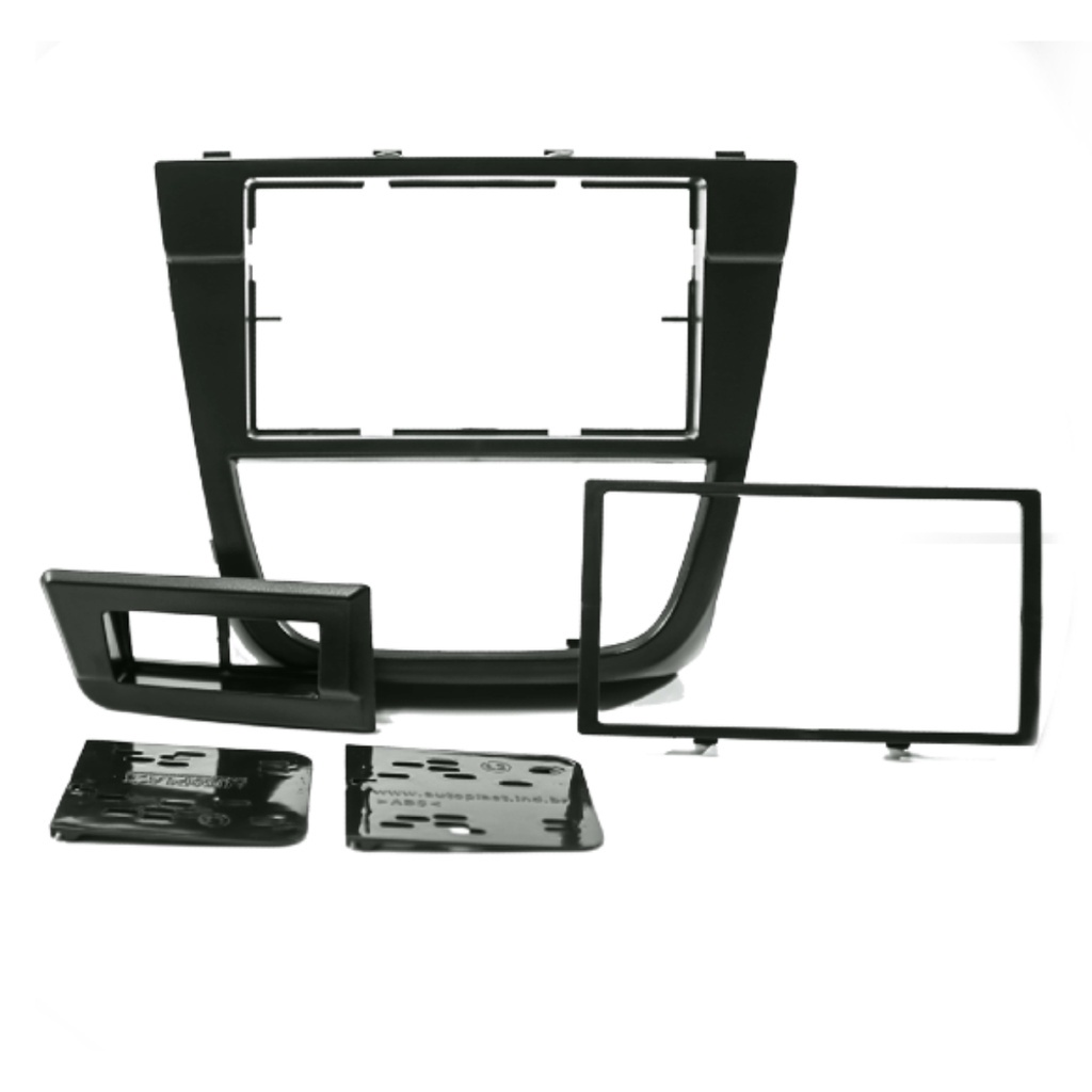 Kit de Instalação Multimídia Volkswagen Gol G5/Saveiro/Tropper/Voyage 2008 até 2012 2 Din Preto Expex - EKTVW002