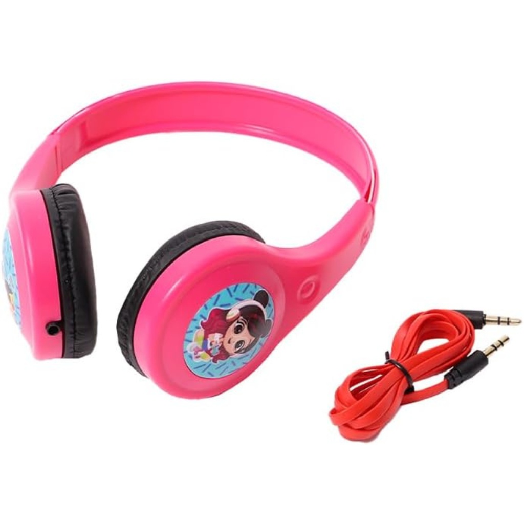 Fone De Ouvido Infantil Luluca Rosa com Fio 0107 - Fun - Audio