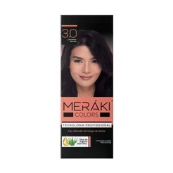 Kit Tintura Meráki Color Castanho Escuro 3.0 125gr