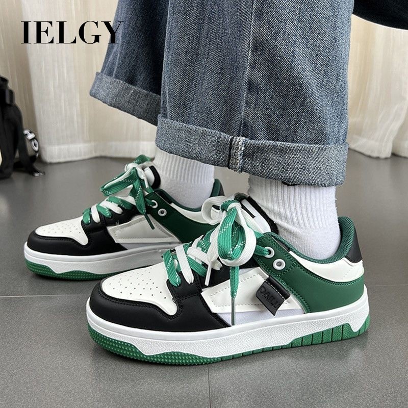 Ielgy tênis casuais feminino na moda Harajuku Retro estudante tênis respirável - Women Shoes