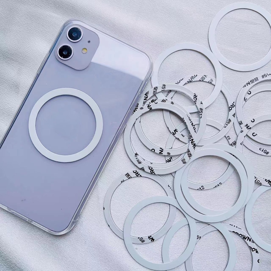 Adesivo Metálico Para Anel De Metal Anéis Adaptadores De Carga Sem Fio Magsafe Suporte Magnético De Telefone Acessórios Conversores De Caixa iPhone 12 13 14 15 Imã Montagem Em Carro
