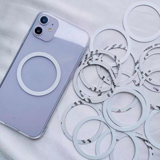 Adesivo Metálico Para Anel De Metal Anéis Adaptadores De Carga Sem Fio Magsafe Suporte Magnético De Telefone Acessórios Conversores De Caixa iPhone 12 13 14 15 Imã Montagem Em Carro