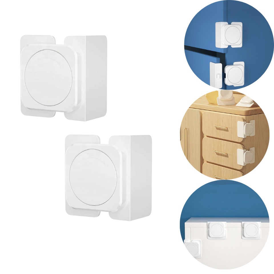 Kit 2 PÇS Trava De Gaveta Armário Segurança Proteção Bebê