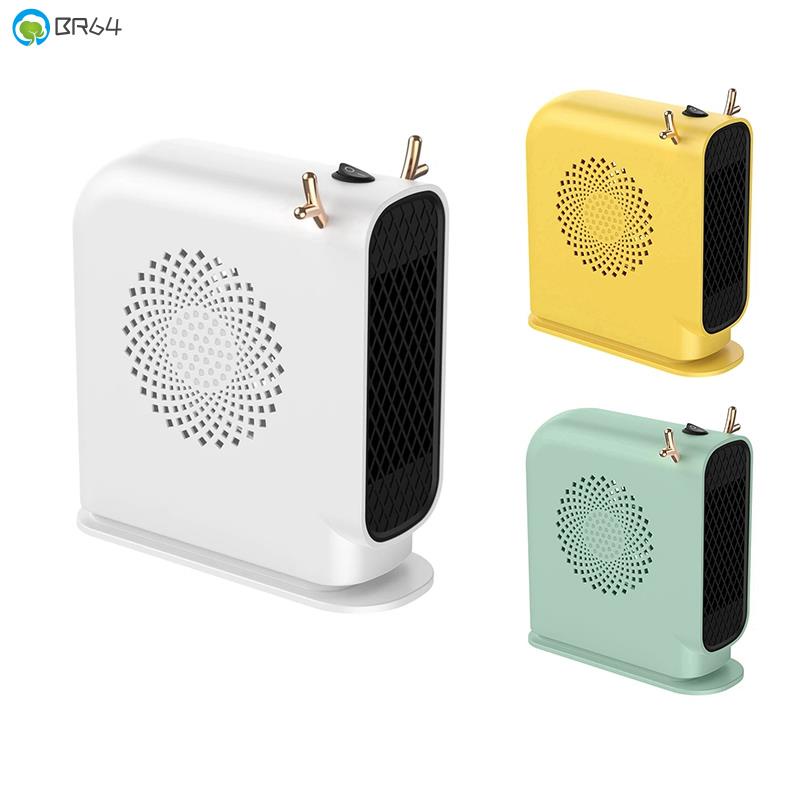 Ventiladores Aquecedores Elétricos Portáteis De Mesa De Baixo Consumo De 500W Para Domésticos O Inverno Conector Ue