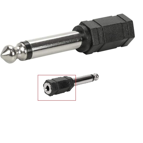 ADAPTADOR PLUG P2 FÊMEA PARA PLUG P10 AKIO UTILIDADES