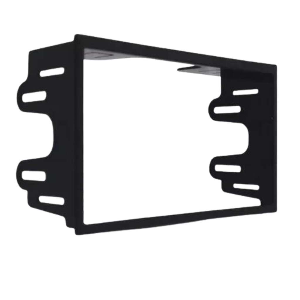 Detalhes do Moldura 2 Din 7 Polegadas Preto Fosco Polo/Fox/Golf Space Fox/Ecosport/Fiesta Padrão Chinês Permak - 89/A 16
