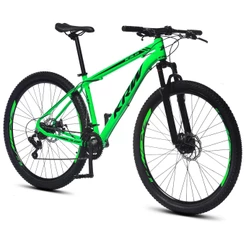 Bicicleta aro 29 KRW Shimano Tz Alumínio 21 Velocidades Marchas Freio a Disco Suspensão dianteira Mountain Bike LTX SH21