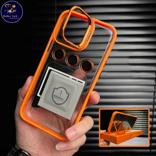Suporte Metálico Laranja Compatível Para iPhone 11 12 13 14 pro max