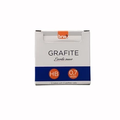Grafite 0.7mm HB caixa com 12 tubos BRW