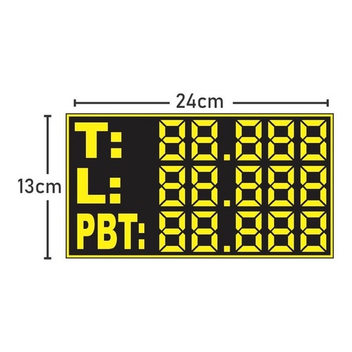 Adesivos Tara Lotacao Pbt: Onde Comprar | BuscaProdutos