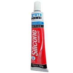 Silicone Acético Alta Temperatura Vermelho 50g TekBond