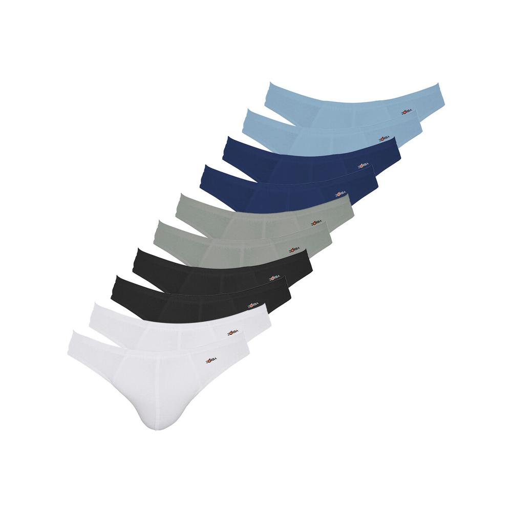 Kit com 10 Cuecas Slip Zorba 772 Colorido