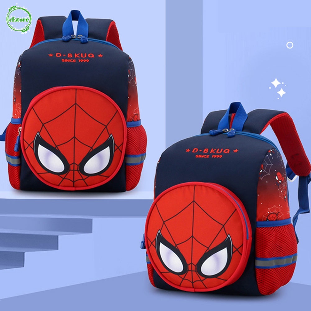 CF Marvel Homem-Aranha Super Herói Personagem 1-8 Anos De Idade Grande Capacidade Criançacf n Backpack/Universal School