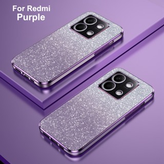 Para Xiaomi Redmi Nota 13Pro Plus 13 Pro 13 13C Nota12pro 12S 12 5G 12 5G Capa De Luxo Gradiente De Glitter À Prova De Choque