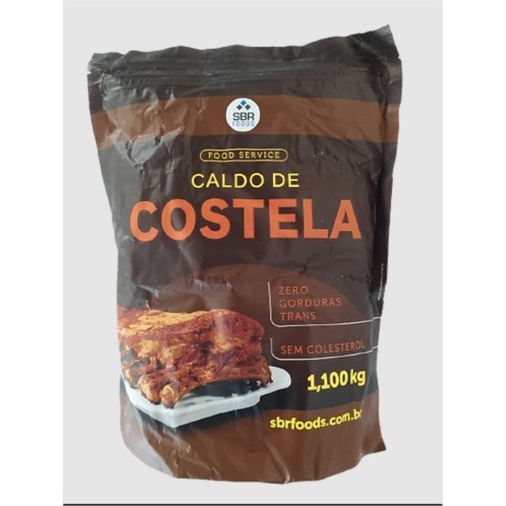 Caldo De Costela Sem Colesterol Sem Gorduras Trans 1,100kg