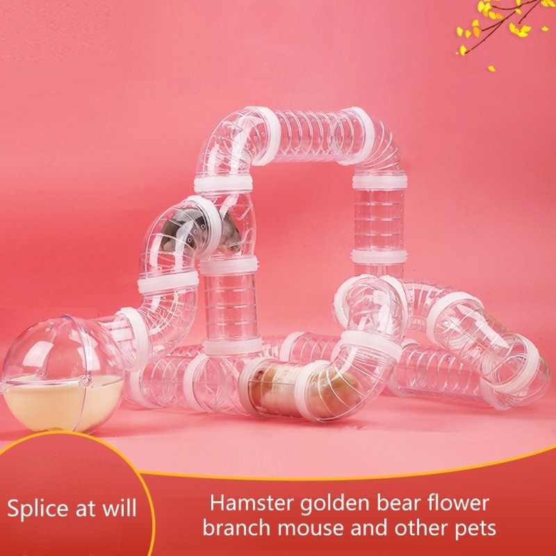 Estone Pequeno Túnel Para Animais Estimação Brinquedo Hamster E Gerbil Montar Pista Roedores Do Sono Gaiola Ligaç