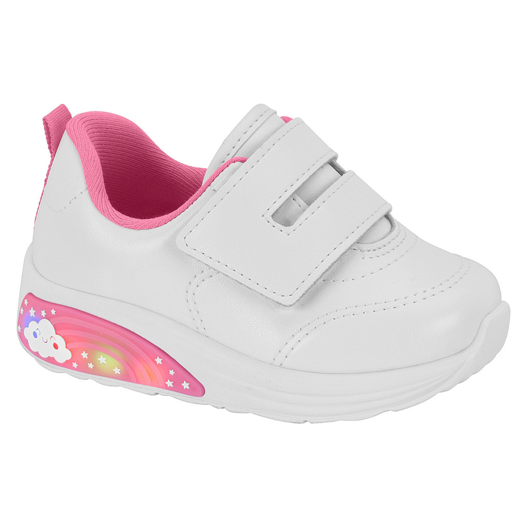 Tênis infantil Molekinha baby led modinha 2731