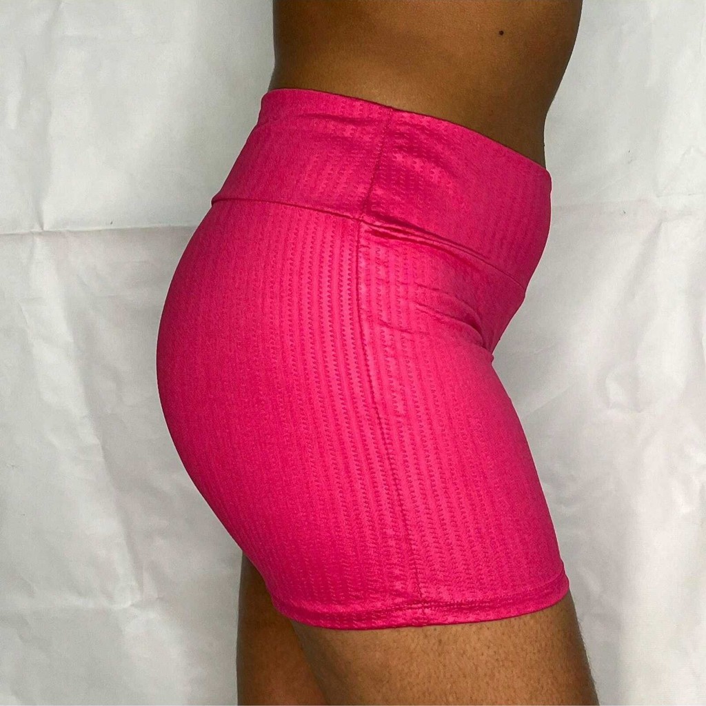 PROMOÇÃO RPMODAS Short Legging Academia Fitness Cintura Alta 3D