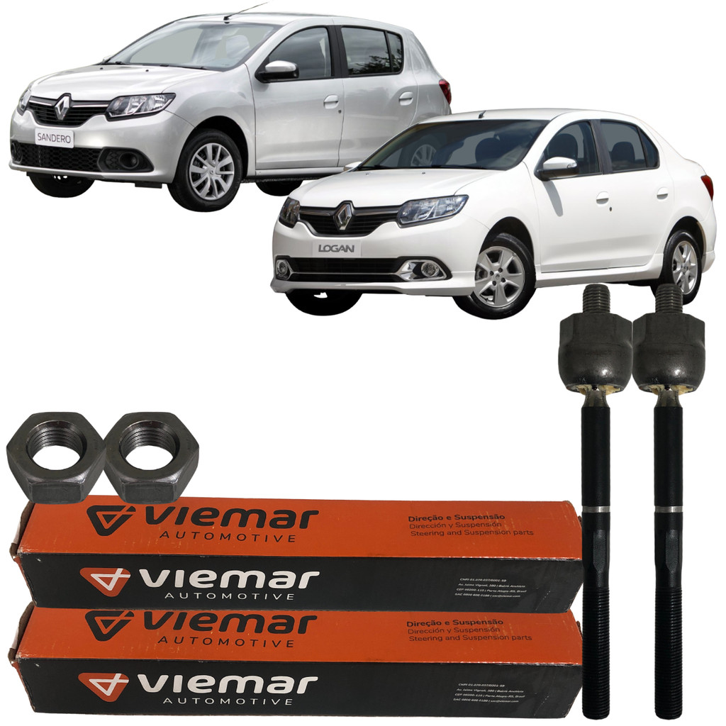 Par Braço Axial Direção Logan Sandero Após 2015 Viemar em Oferta na Shopee