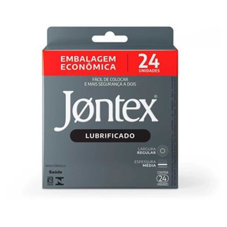 Preservativo Camisinha Jontex Lubrificado 24 Unidades Caixa em Oferta na Shopee