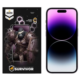 Película para iPhone 14 Pro com Aplicador - Survivor Privacidade - Gshield em Oferta na Shopee
