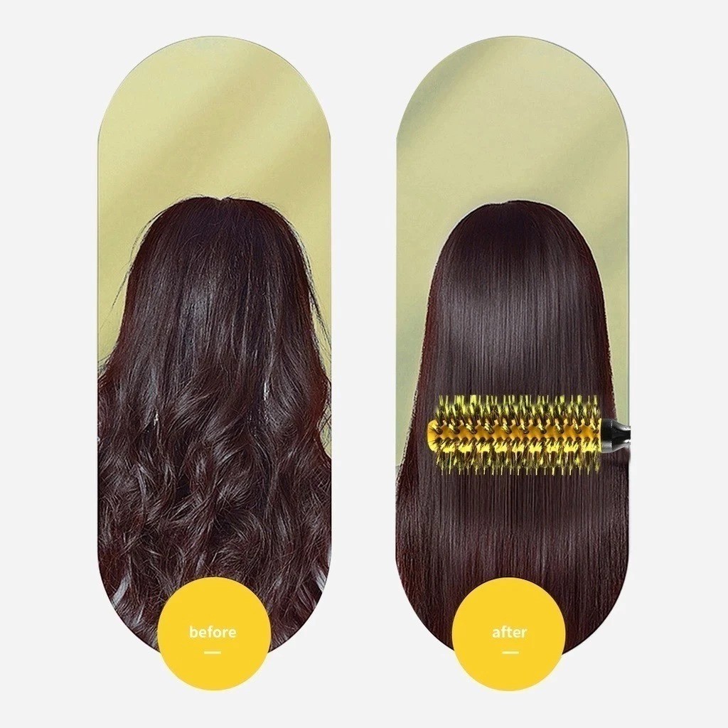 Kit 5 Pincéis para Cabelo com Cerdas Profissionais — foto 9