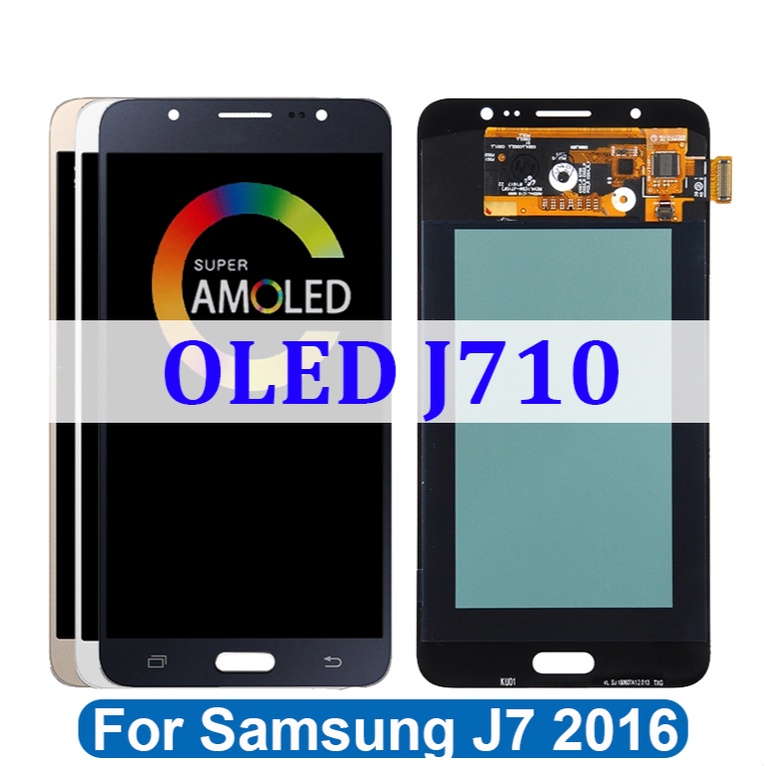 Super Oled J7 2016 Compativel J710 SM-J710FN Frontal Touch Display Substituição Incell&Oled Lcd