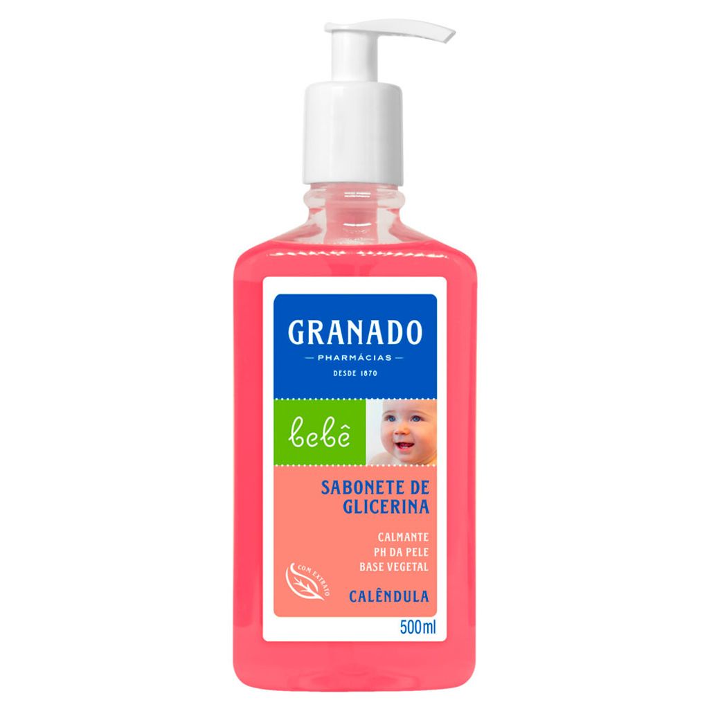 Sabonete Líquido de Glicerina Granado Bebê Calêndula 500ml