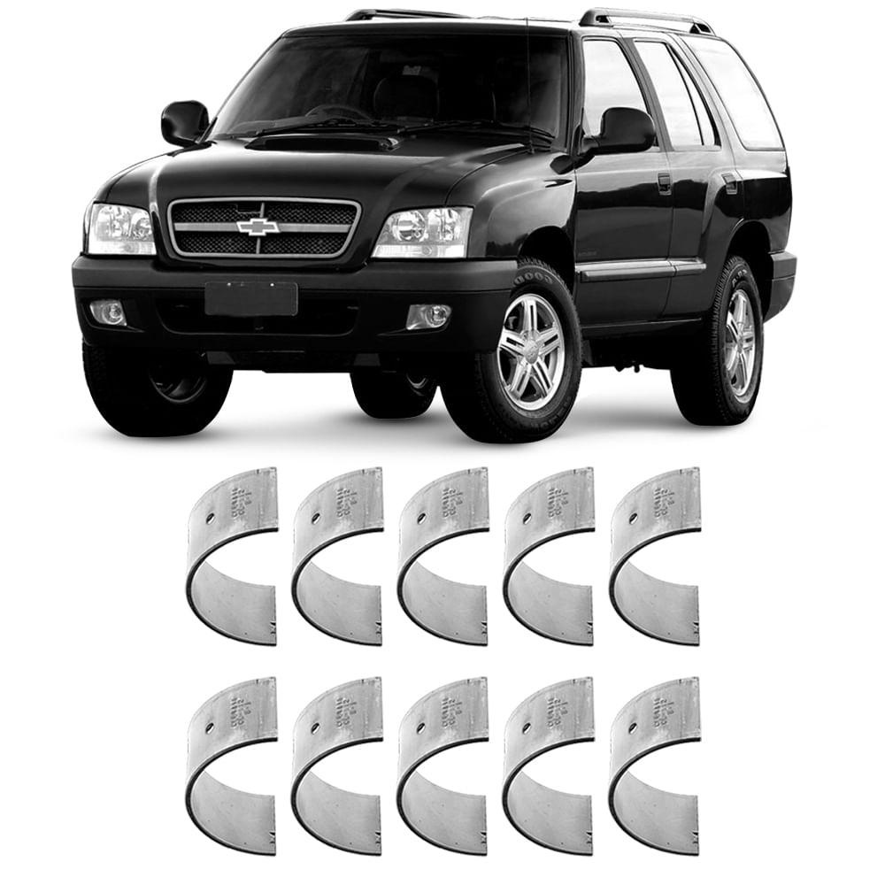 Bronzina Casquilho Mancal 0.25 Chevrolet Astra Blazer S10 Monza 83 a 2007 Metal Leve SBC272