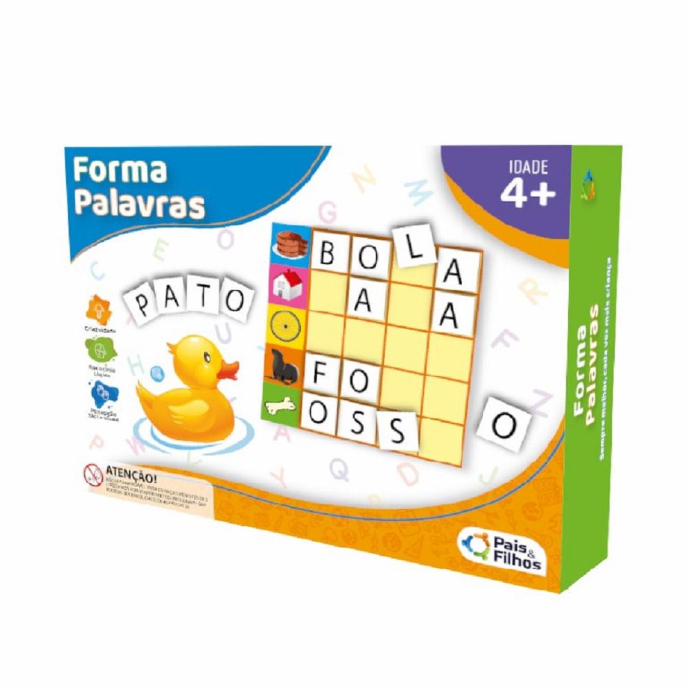 Jogo Educativo Formar Palavras - Pais e Filhos em Oferta na Shopee
