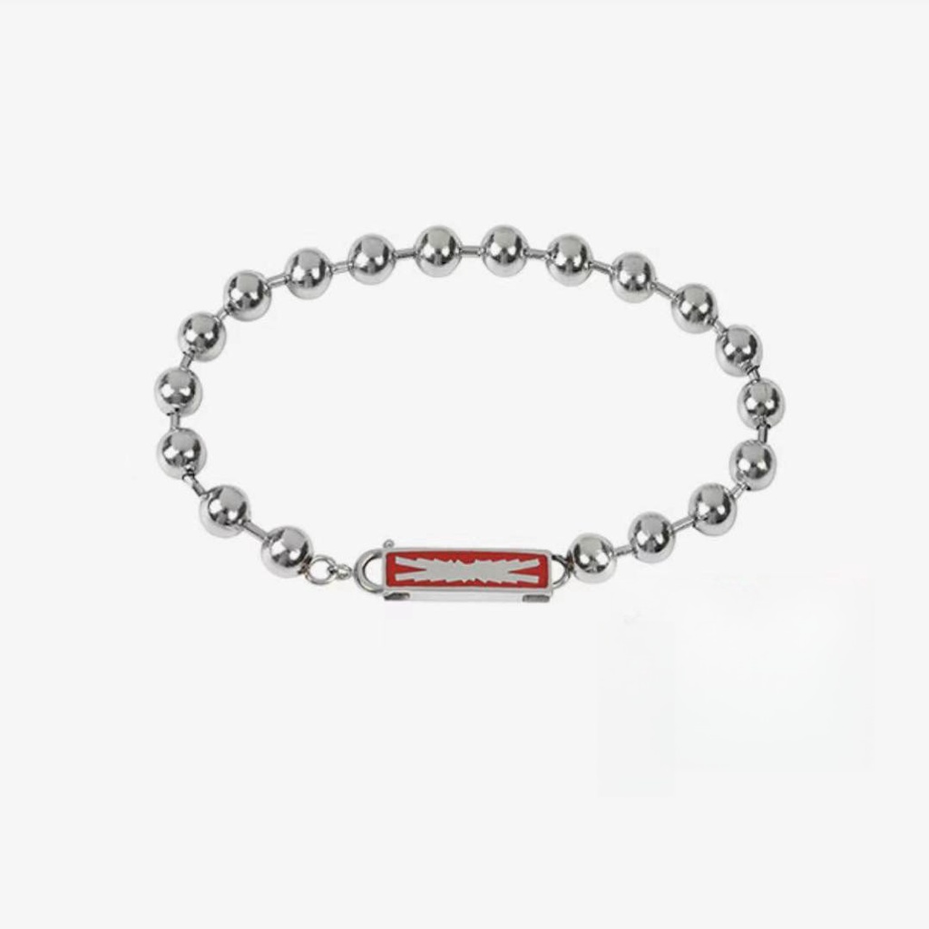 Kpop Idol LE SSERAFIM Tour Merch'flame Rises'bracelete Em Estilo De Bola Arrojada Símbolo Projetada