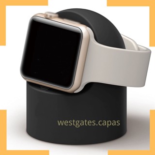 Suporte De Carregador De Silicone Para Apple Watch, Suporte De Doca Do Carregador Serie 38 40 41 42 44 45 49mm