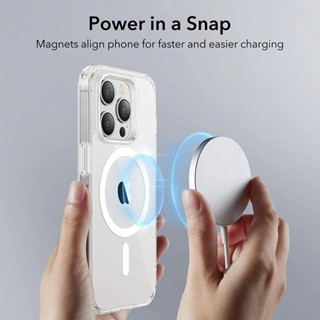Capa Magnetica Para Carregamento Sem Fio Magsafe Para iPhone 15 / 15 Plus / 15 Pro / 15 Pro Max
