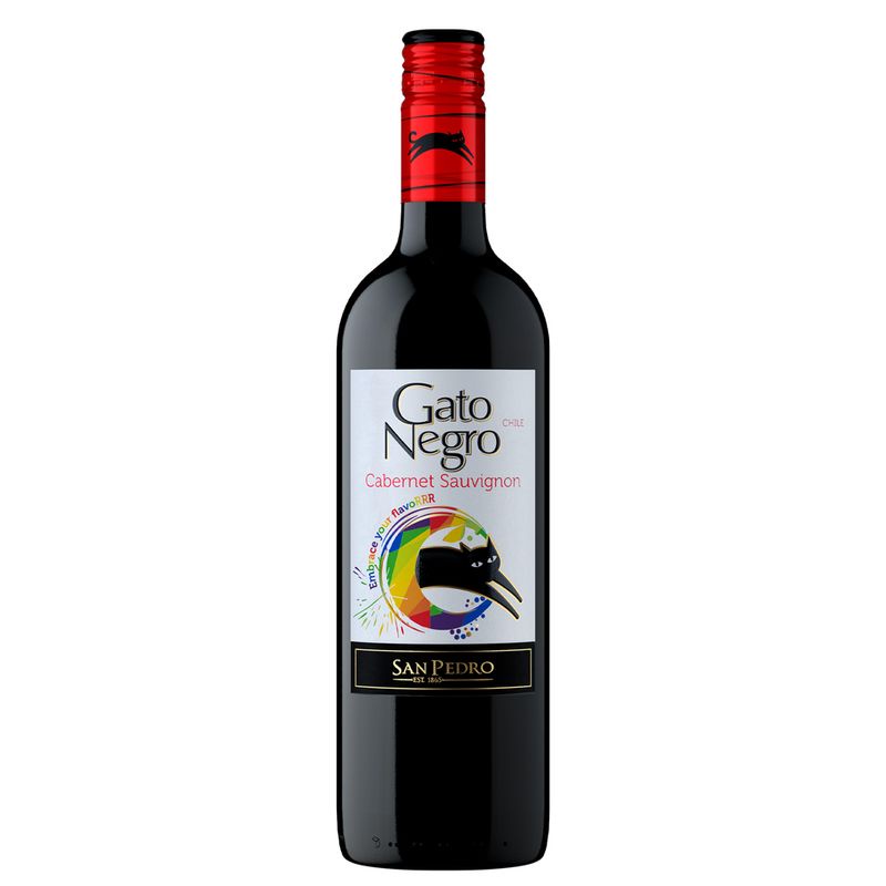 VINHO GATO NEGRO CABERNET SAUVIGNON TINTO 750ML
