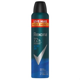 Desodorante Antitranspirante Aerosol Masculino Rexona Active Dry 72h