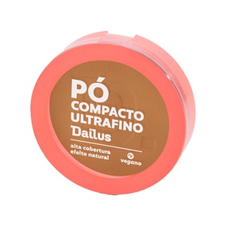 Pó Compacto Facial Dailus Vegano D8 Médio em Oferta na Shopee