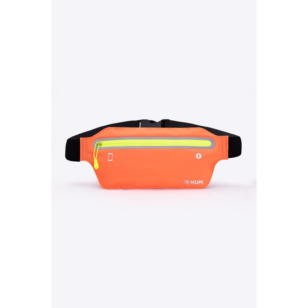 Pochete HUPI Slim Coral Zíper Amarelo em Oferta na Shopee
