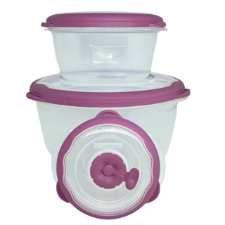 Conjunto 3 Potes Redondos Com Válvula Para Micro Ondas Hermético Sanremo Alta Qualidade em Oferta na Shopee