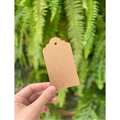 Tag Decorativa Kraft - 5 unidades - Rizzo