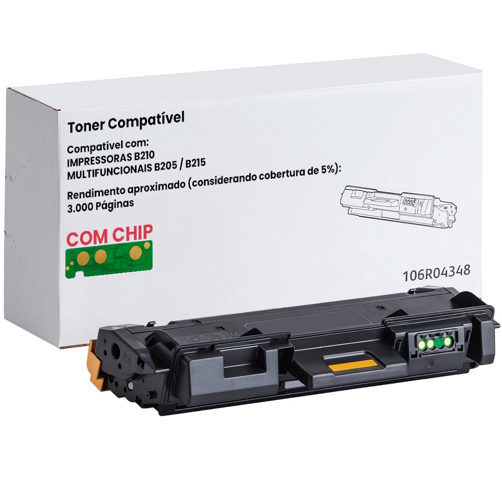 Toner Compatível Com Xerox B210/B215/B205 - Com Chip 3k.