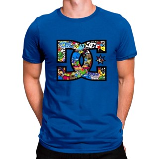 Camiseta Básica 100% Algodão DC Shoes Camisa Manga Curta Gola Redonda IJ1