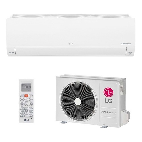 Ar Cond Split Hw LG Dual Voice Inverter 18000 Bt Q/f 220v Cor Branco