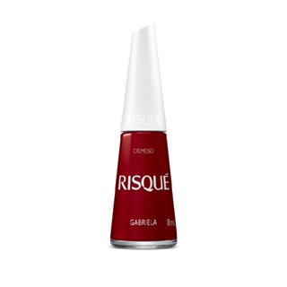 Esmalte Cremoso Vermelho Gabriela Manicure Risque