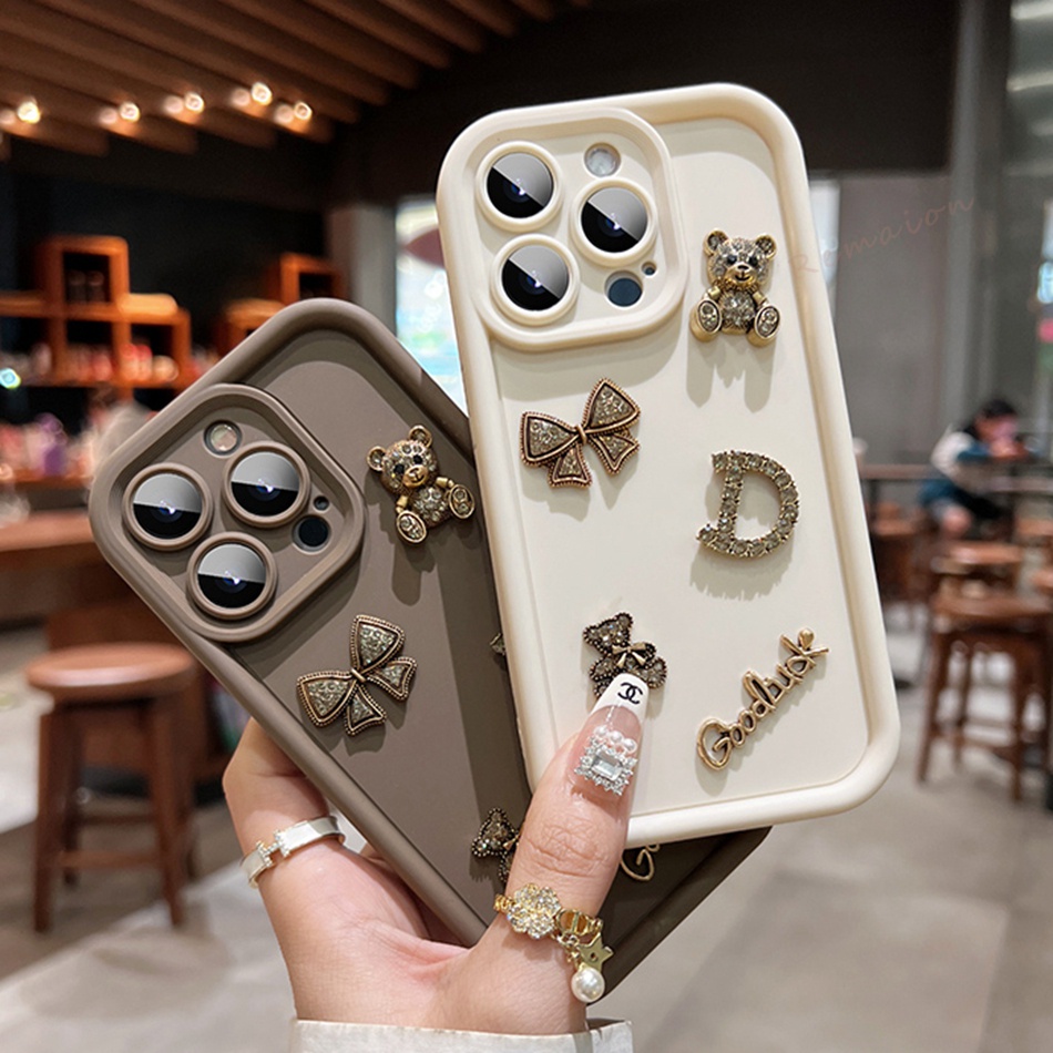 Caixa De Luxo Para iPhone 11 12 13 14 15 Pro MAX 11Pro X XR XS 6 6S 7 8 Plus SE 2020 13Pro 14Pro Telefone Capa De Silicone Líquido À Prova De Choque