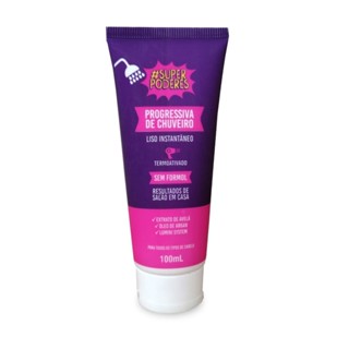 Progressiva de Chuveiro Sem Formol Super Poderes Cabelo Liso Instantâneo -Original e Envio Imediato