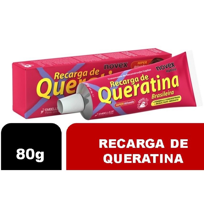 Recarga de Queratina Novex 80g